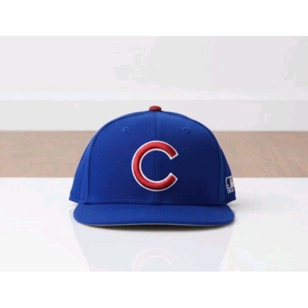Chicago Cubs Team MLB Hat Cap S/M Blue OC Sports Fitted Baseball Cap
